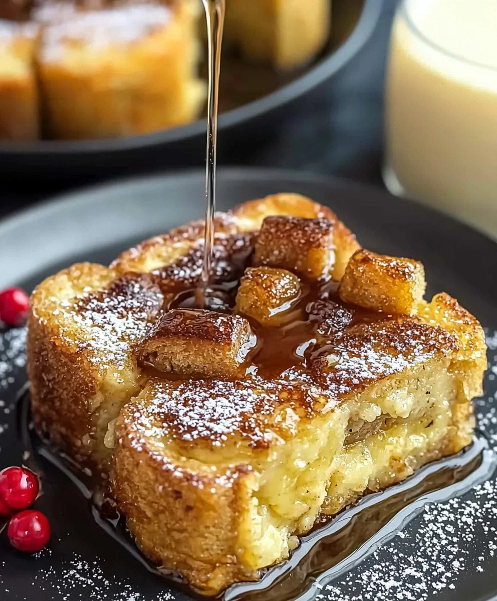 Eggnog French Toast Bake