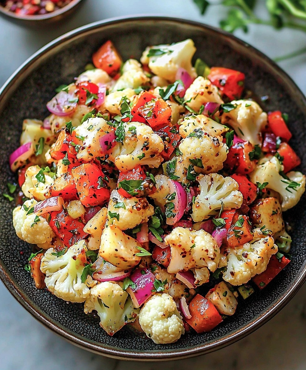 Marinated Cauliflower Salad