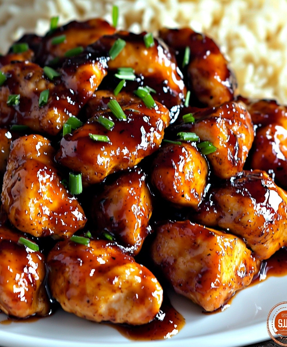 Bourbon Chicken Dish