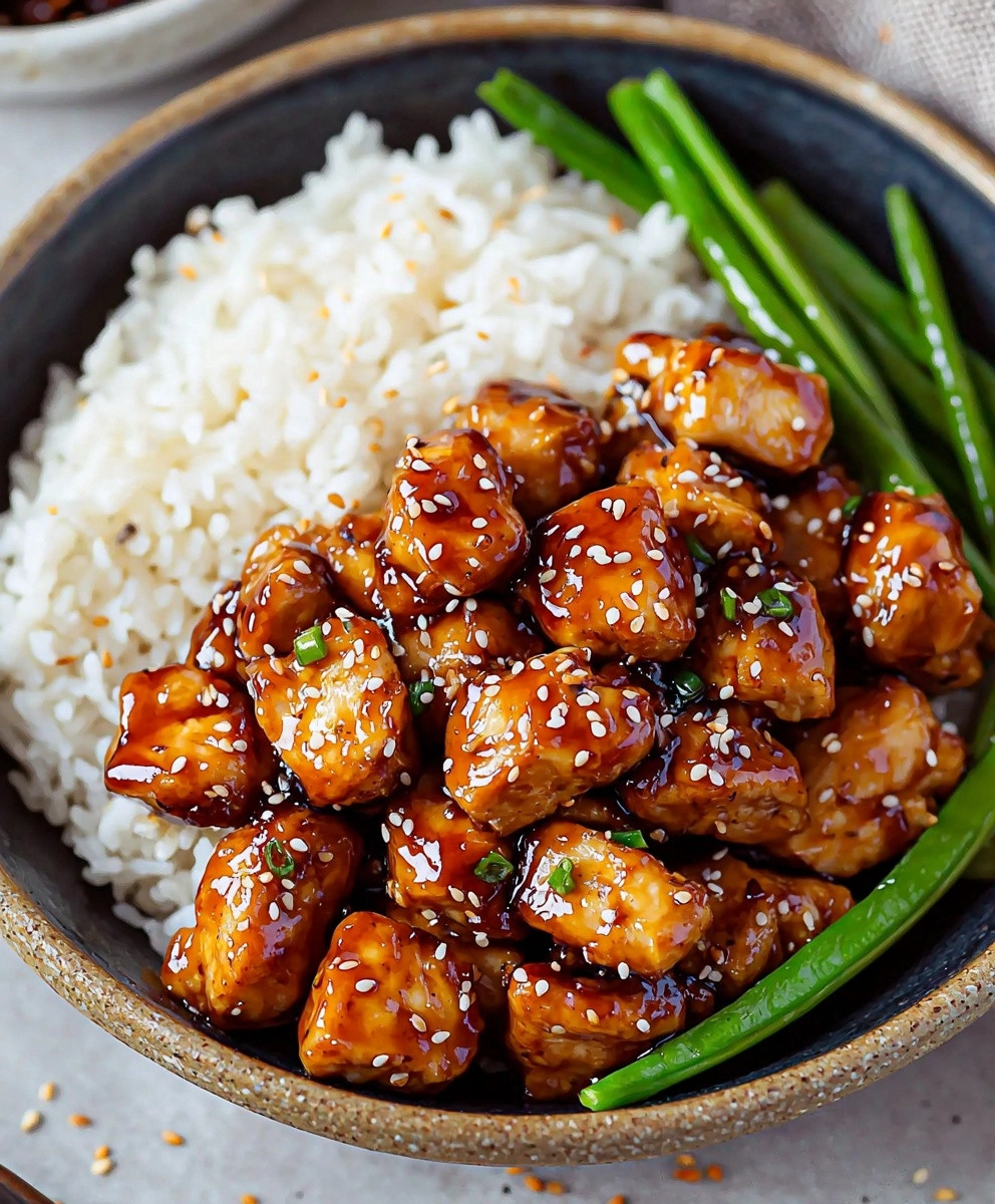 Healthy Sesame Chicken Dish