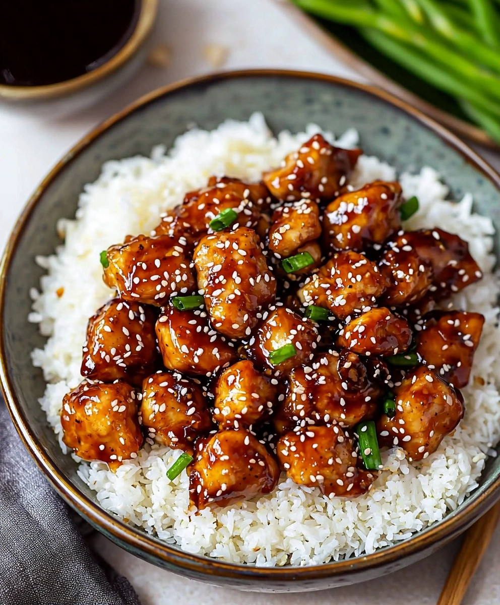 Healthy Sesame Chicken Dish