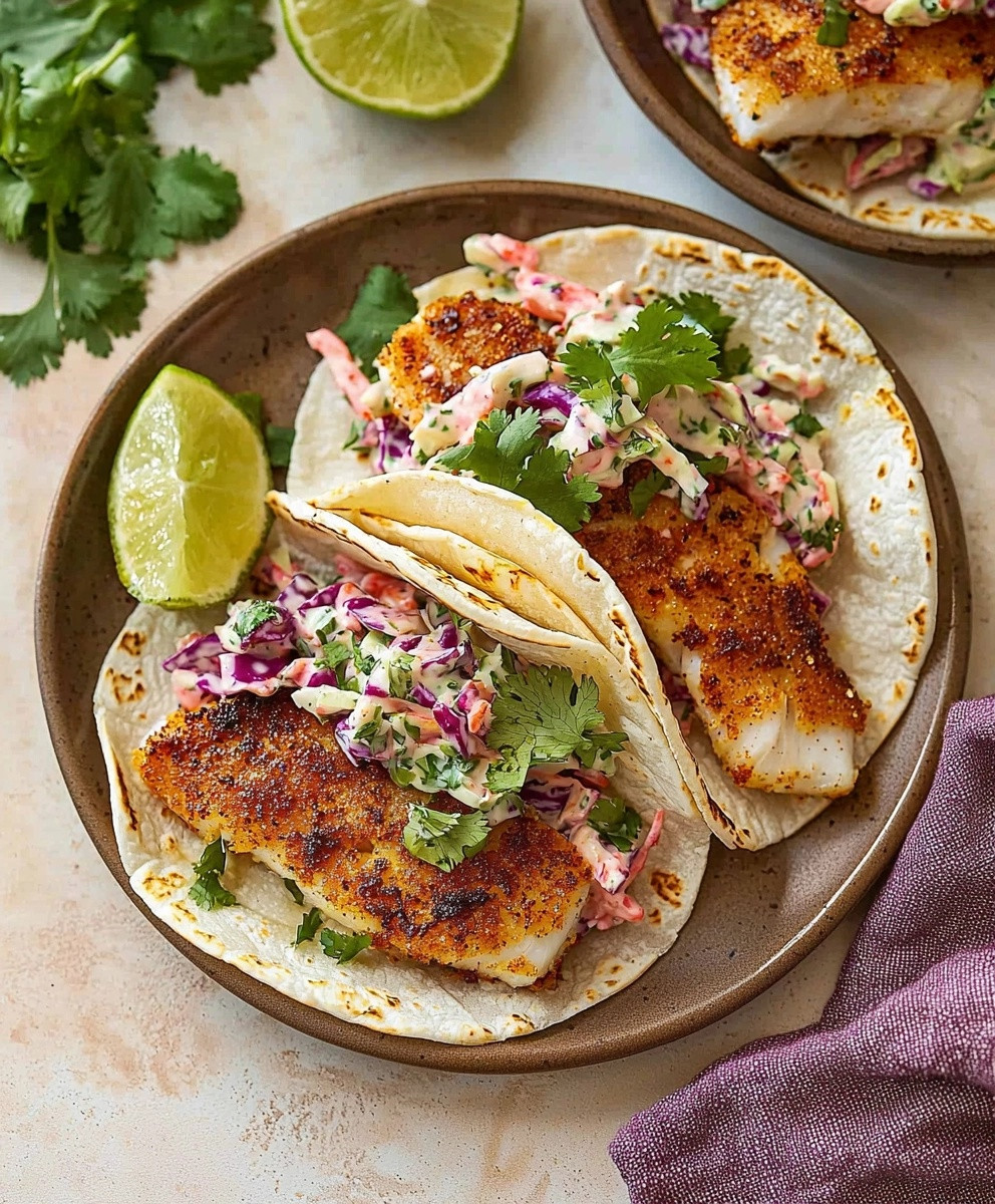 Air Fryer Fish Tacos