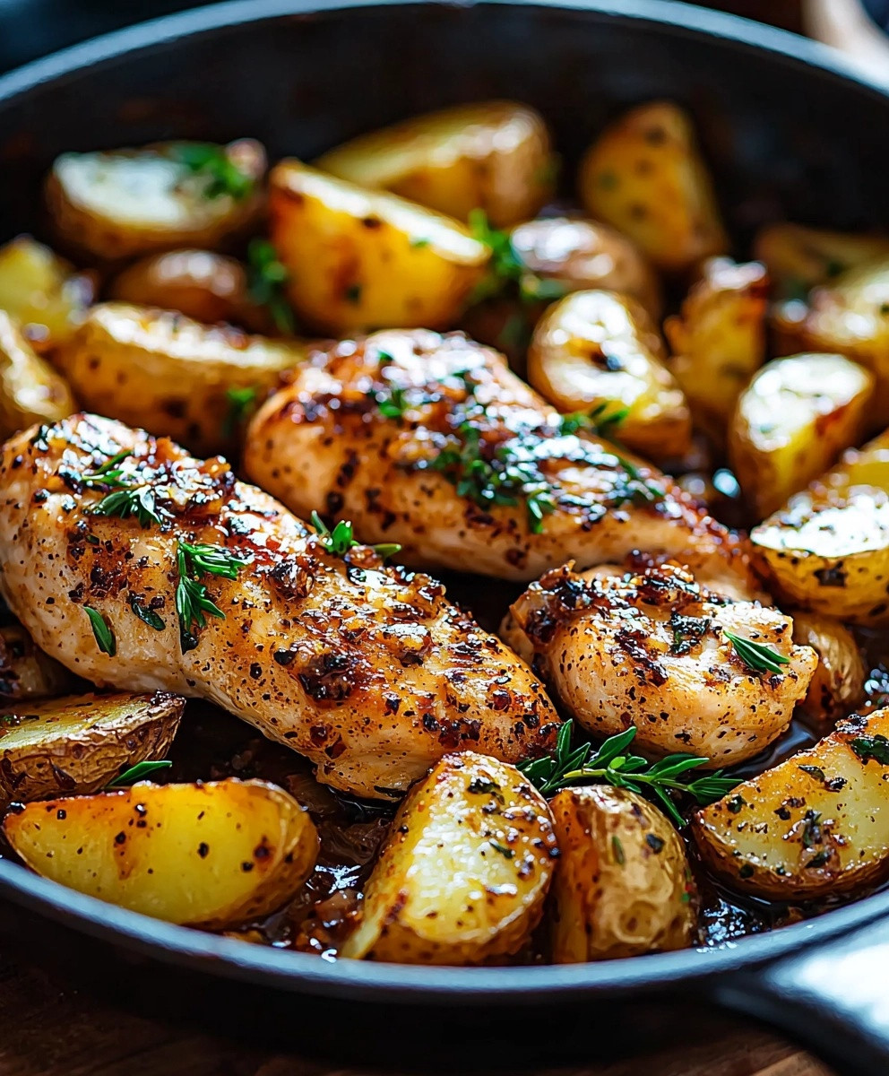 Garlic Butter Chicken Skillet