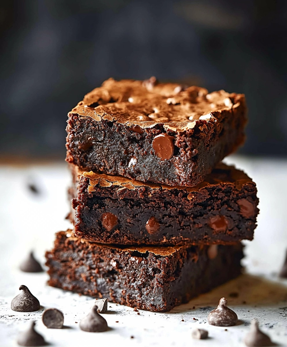 Triple Chocolate Brownies