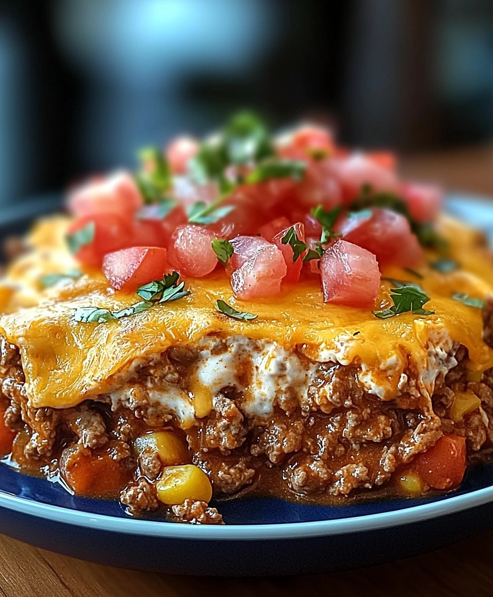 Loaded Taco Casserole
