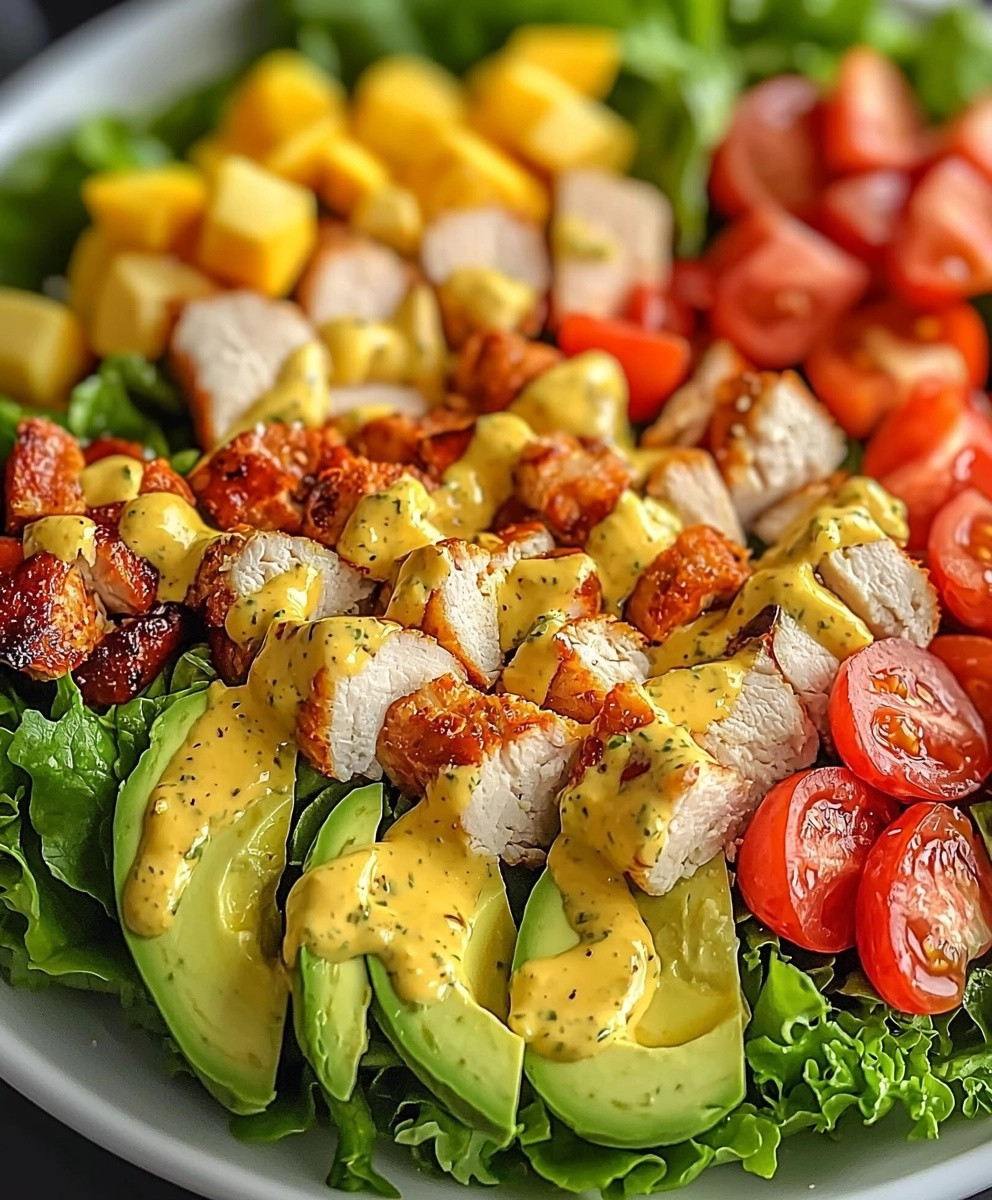 Cobb Salad with Mustard Dressing