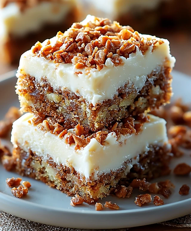 Carrot Cake Bars