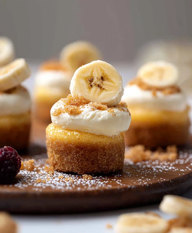 Banana Pudding Cheesecake Bites