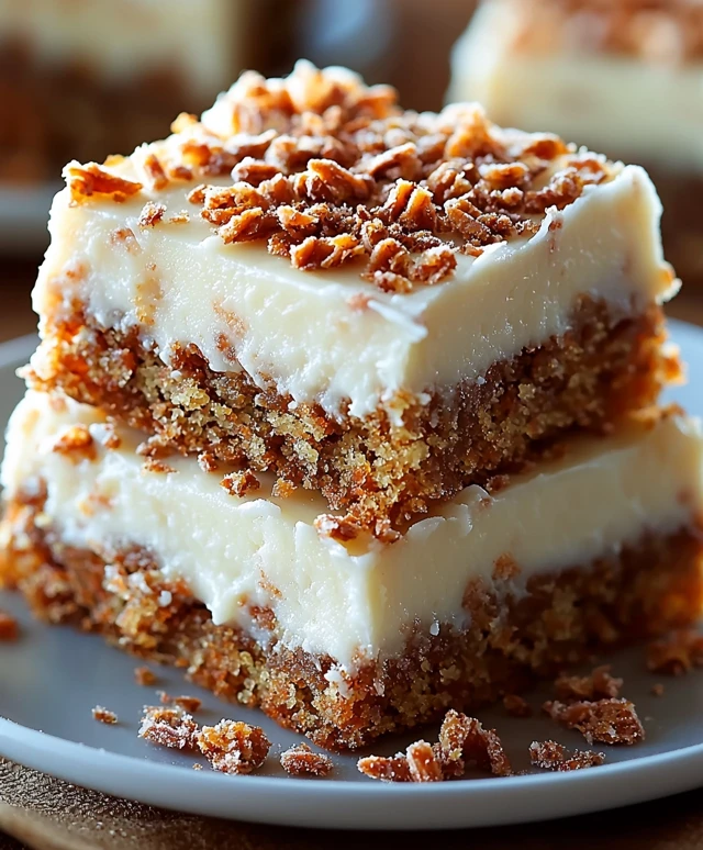 Carrot Cake Bars