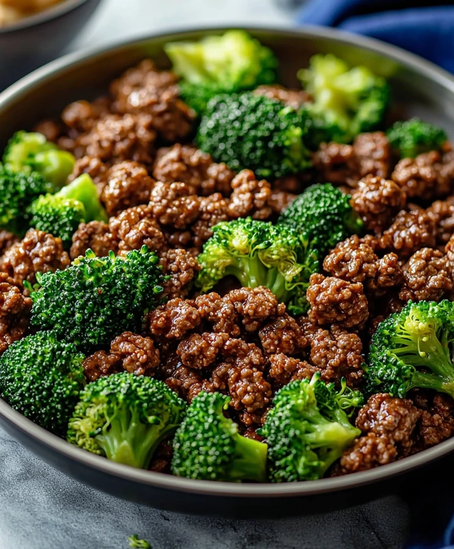 Ground Beef Broccoli Stir Fry
