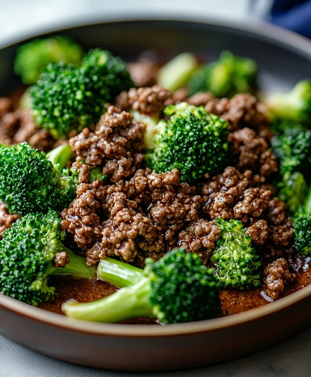 Ground Beef Broccoli Stir Fry
