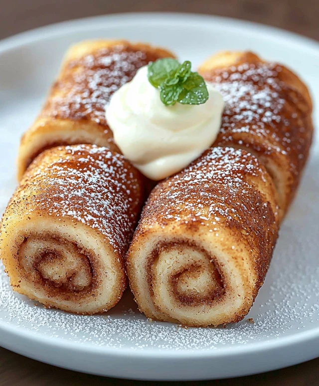 Cinnamon French Toast Roll Ups