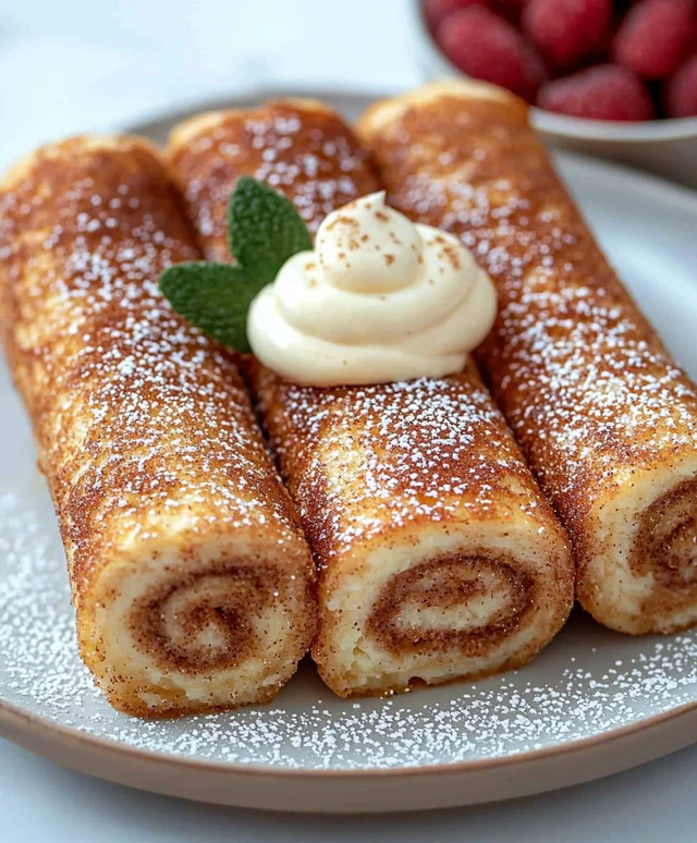 Cinnamon French Toast Roll Ups