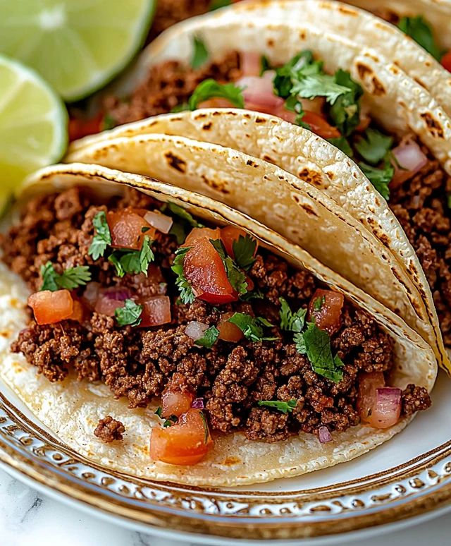 Ground Beef Tacos