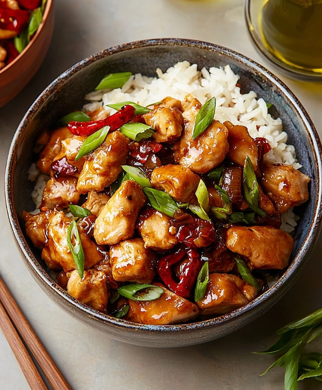 Kung Pao Chicken Dish