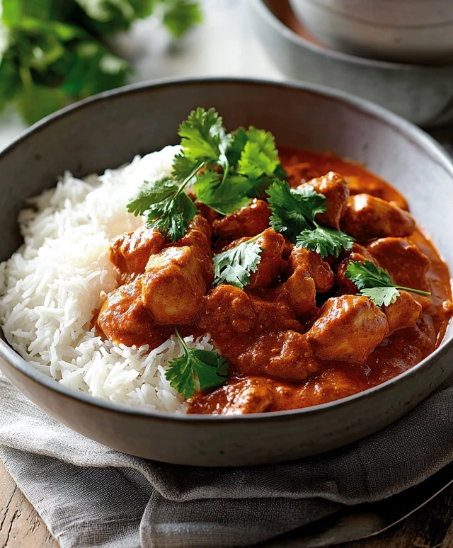 Butter chicken dish