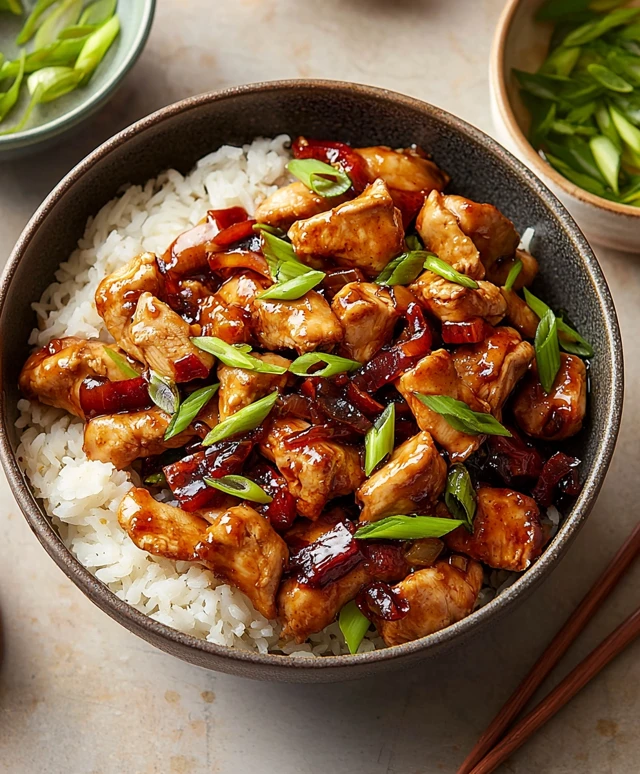 Kung Pao Chicken Dish