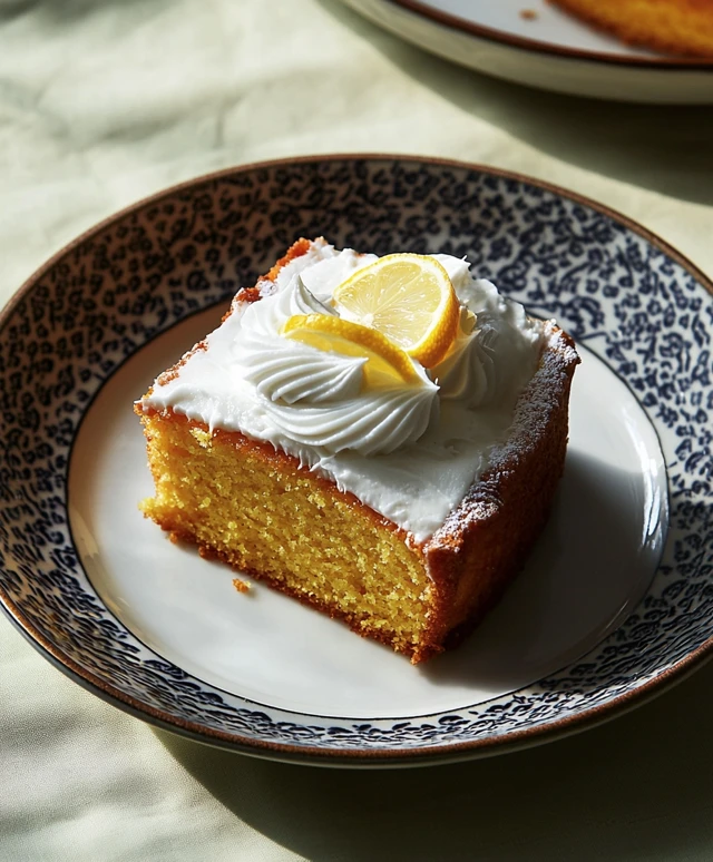 Lemony Turmeric Tea Cake