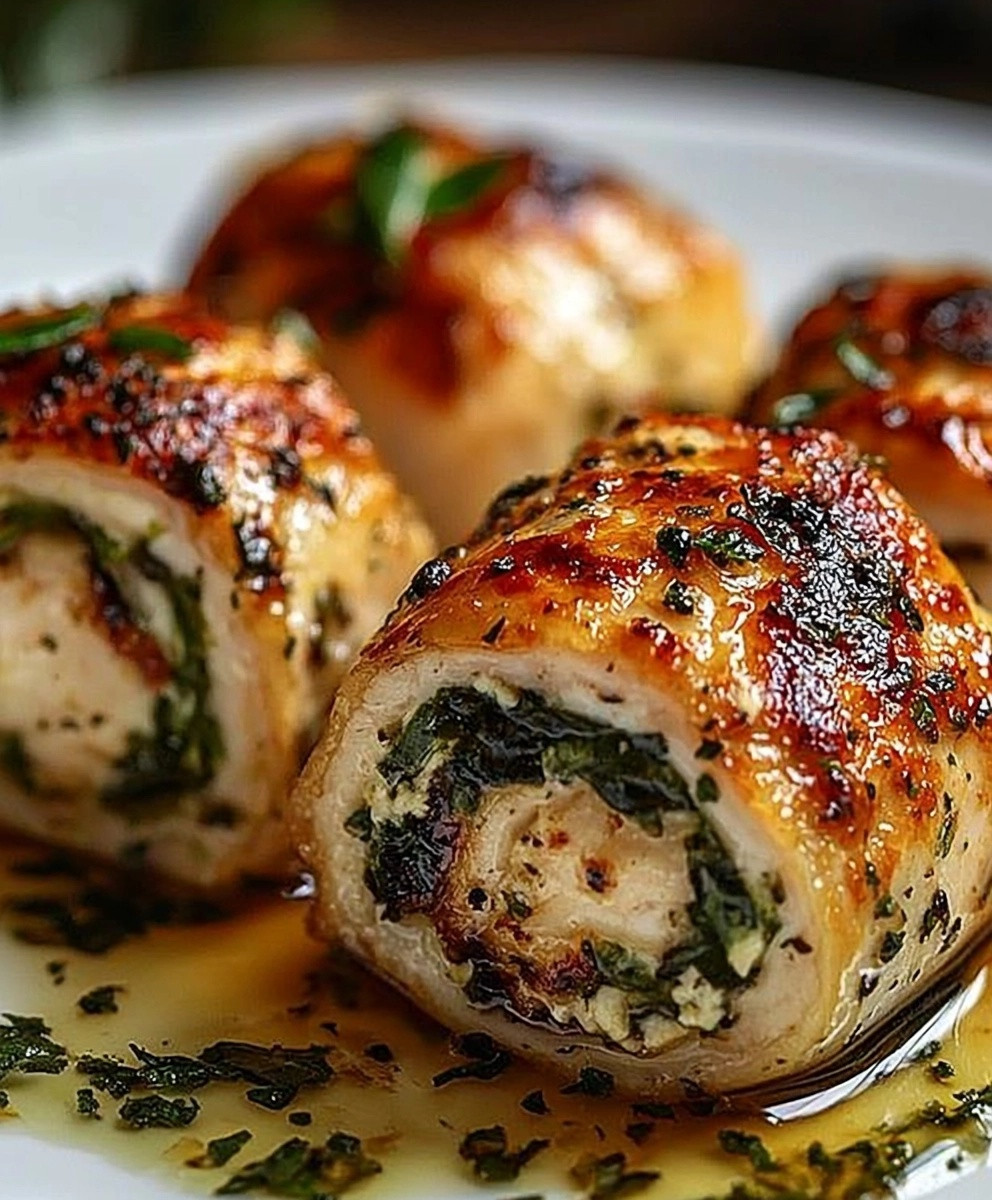 Unbaked Chicken Meat Rolls