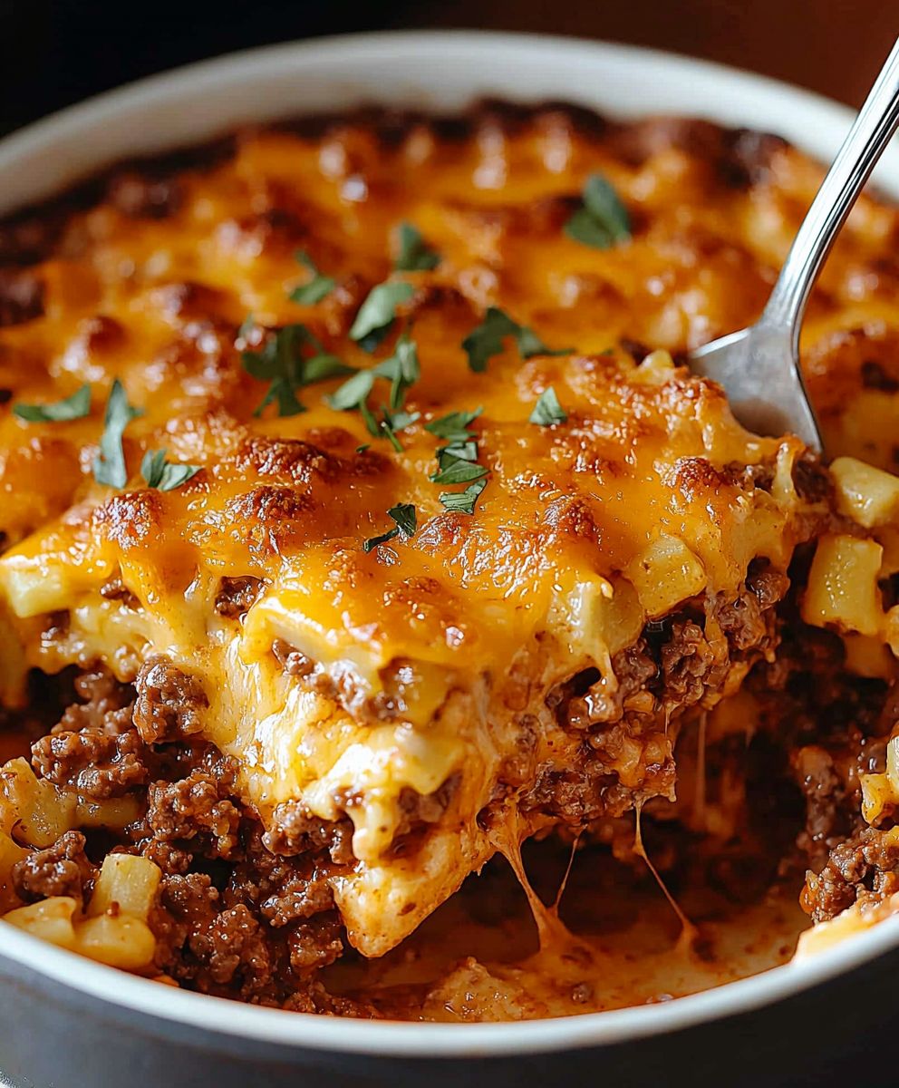Cheeseburger Casserole