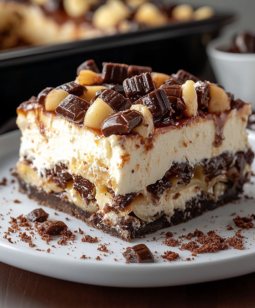 Turtle Lasagna Dessert