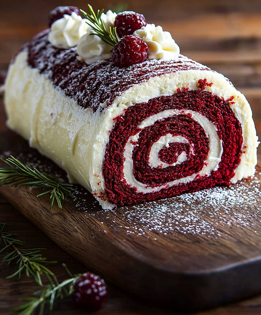 Red Velvet Cake Roll