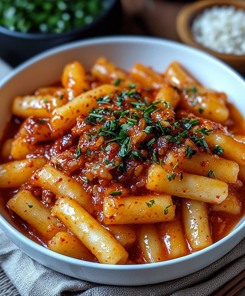 Spicy Korean Rice Cakes