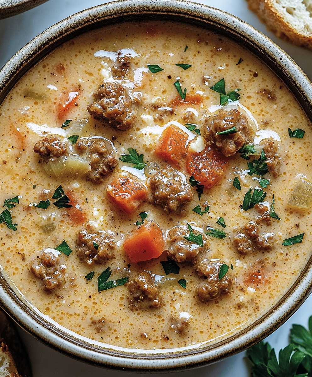 Sausage Parmesan Soup