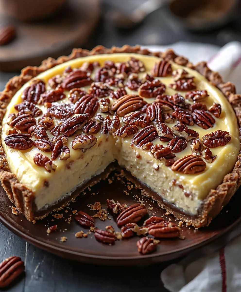 Pecan Cheesecake Pie