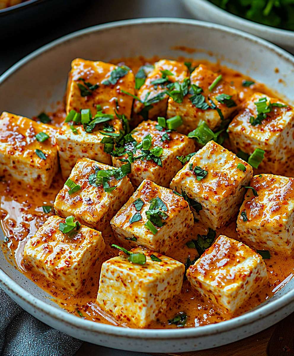 Spicy Tofu Coconut Sauce