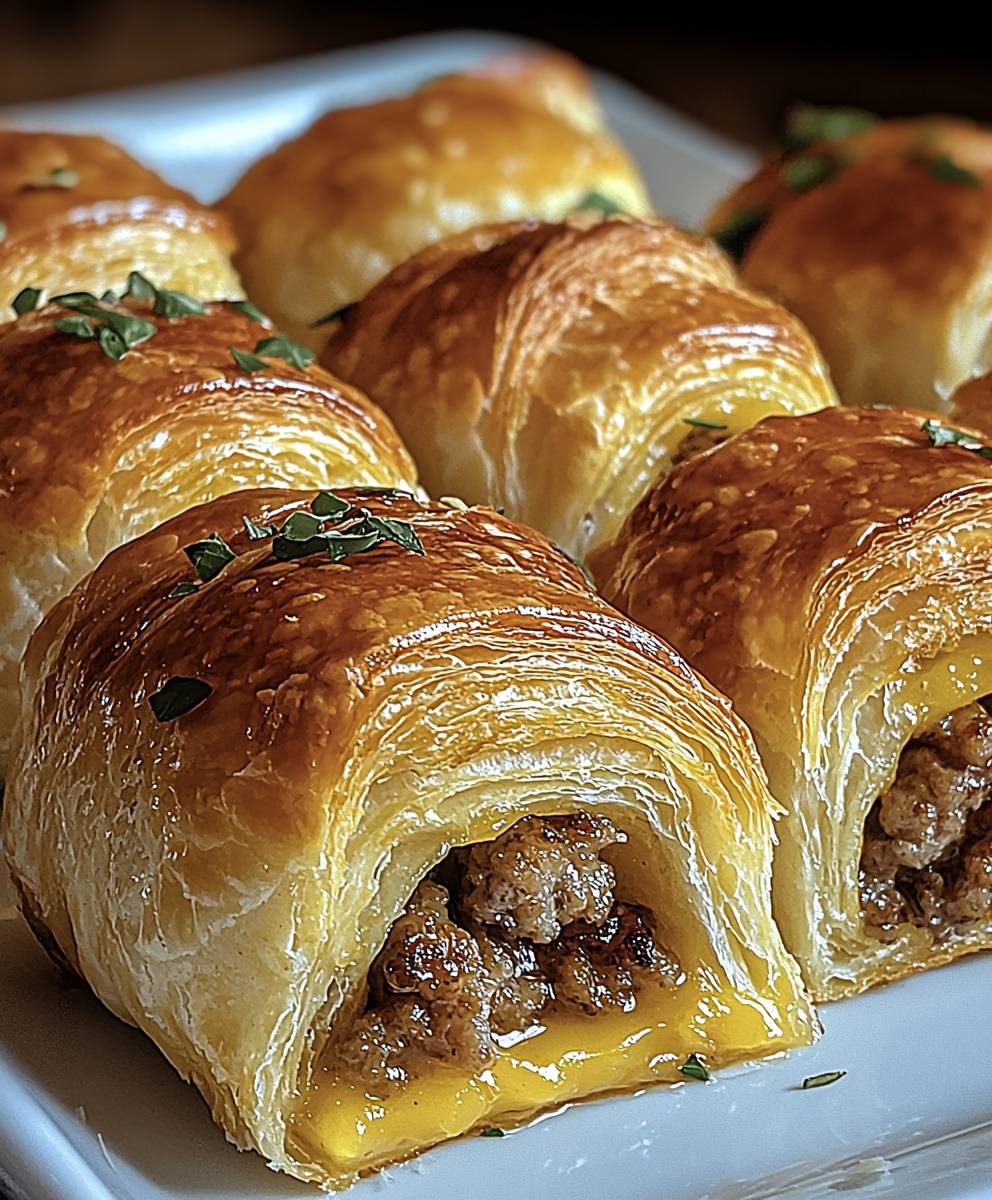 Sausage Crescent Rolls Breakfast