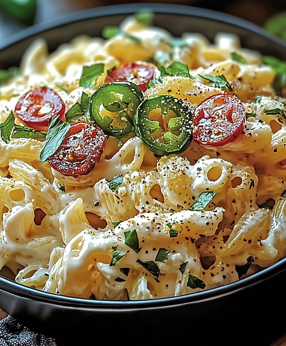Jalapeno Popper Pasta Salad