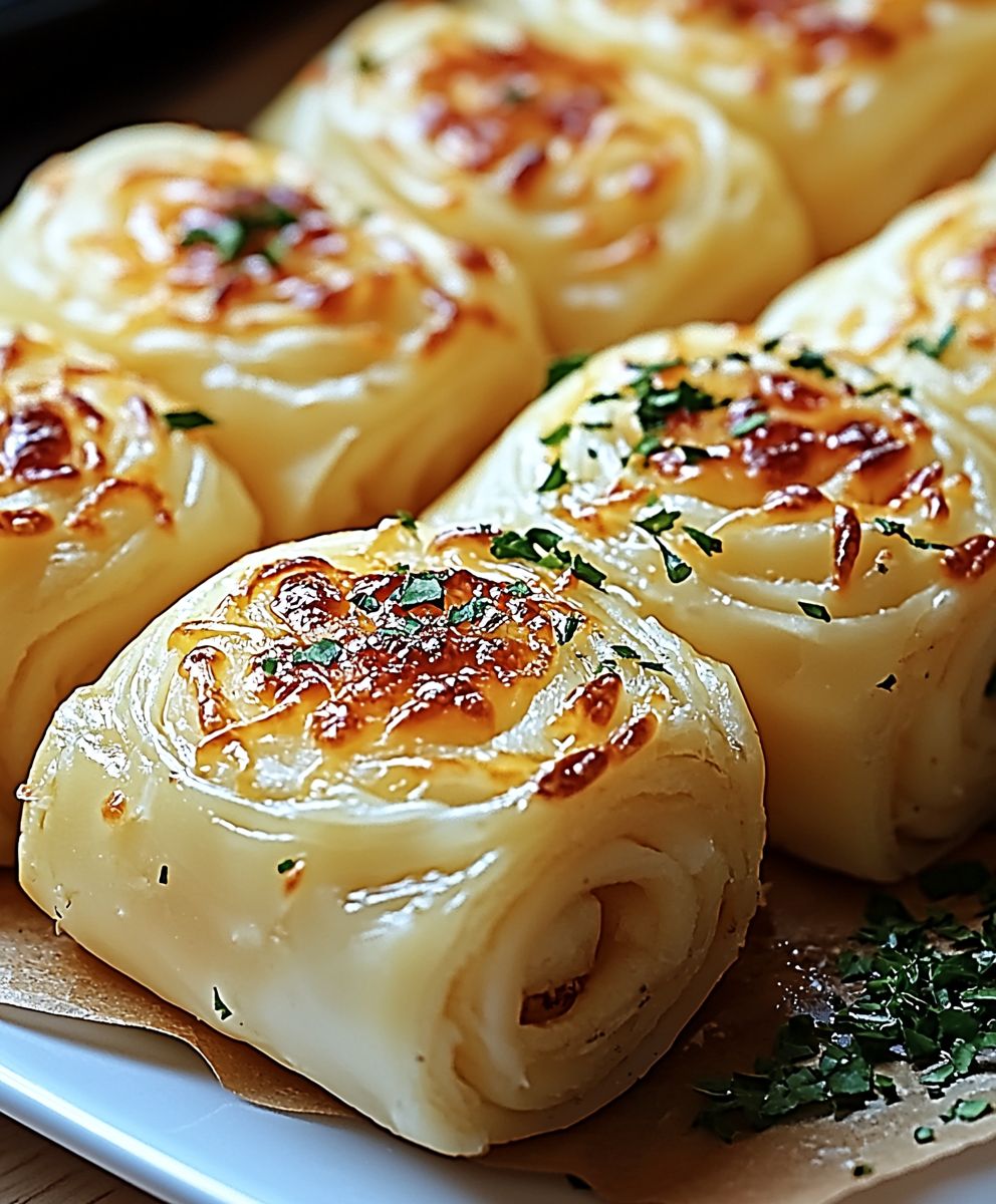 Cheesy Garlic Butter Rollups