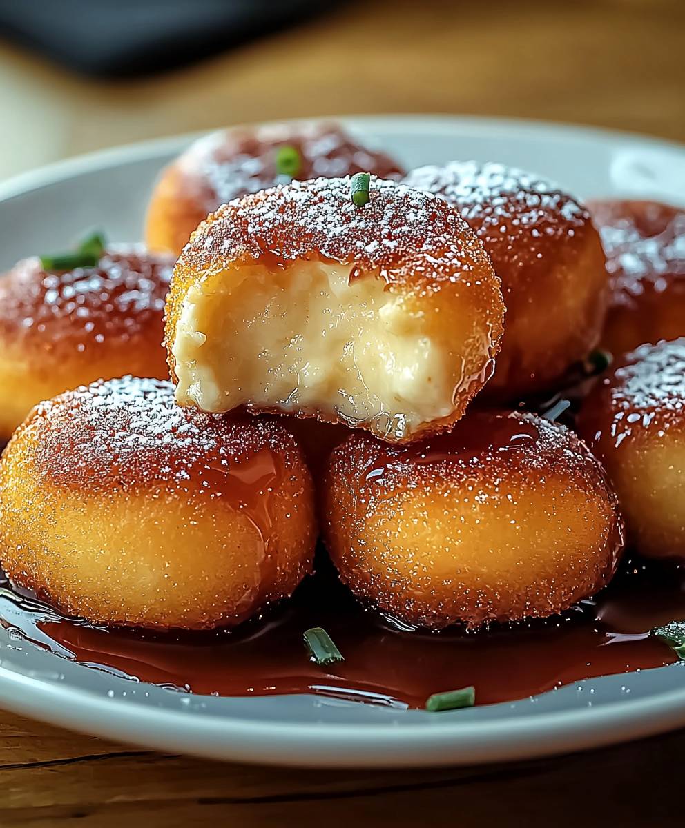 Fried Cheesecake Bites
