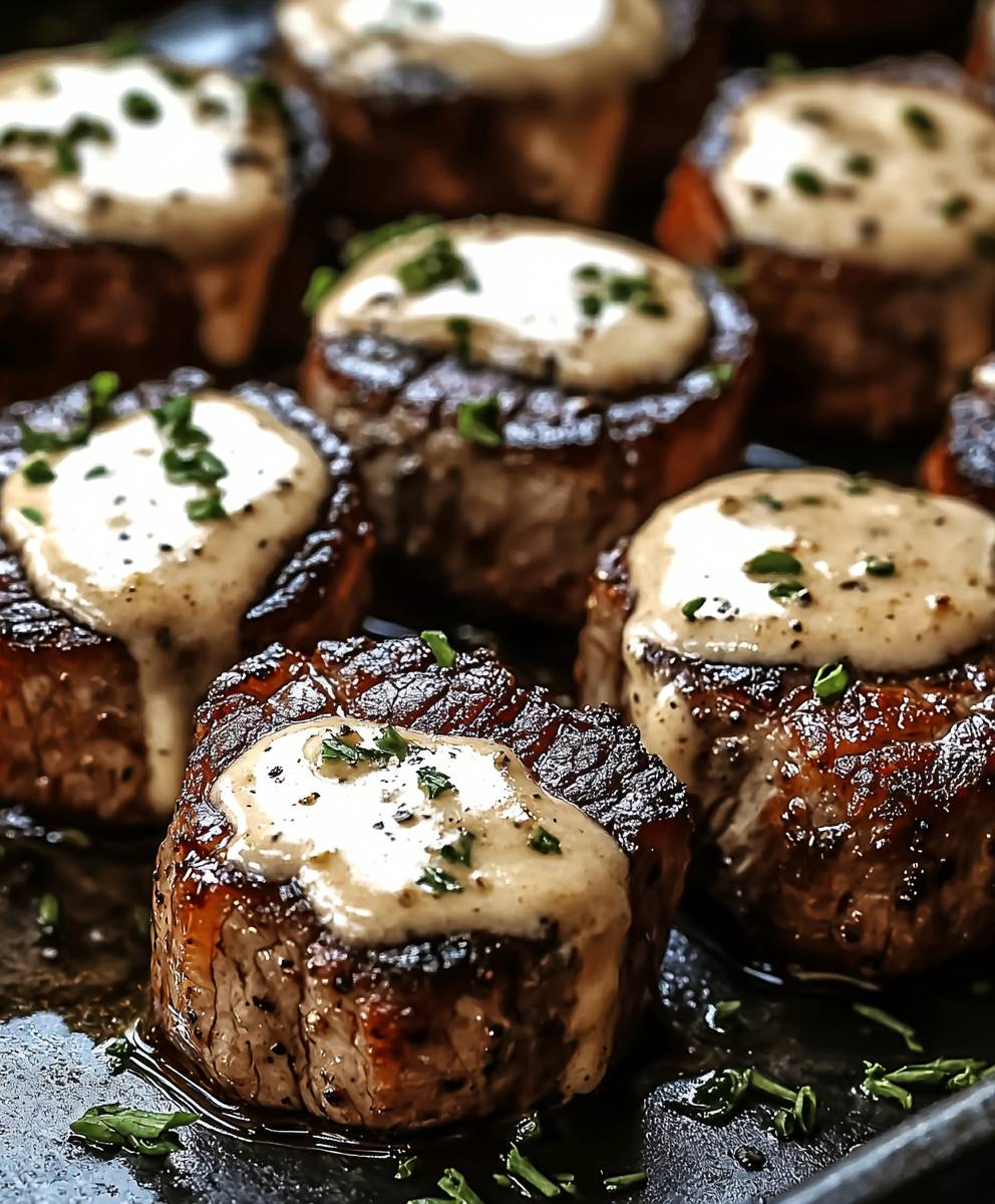 Garlic butter steak bites