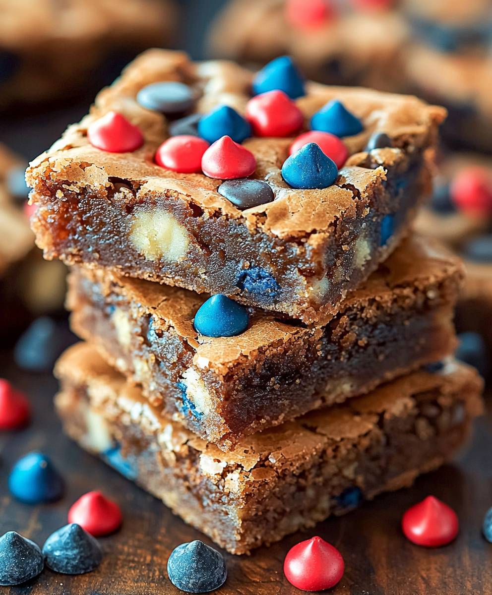 Fireworks Blondies