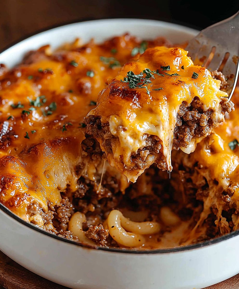 Cheeseburger Casserole