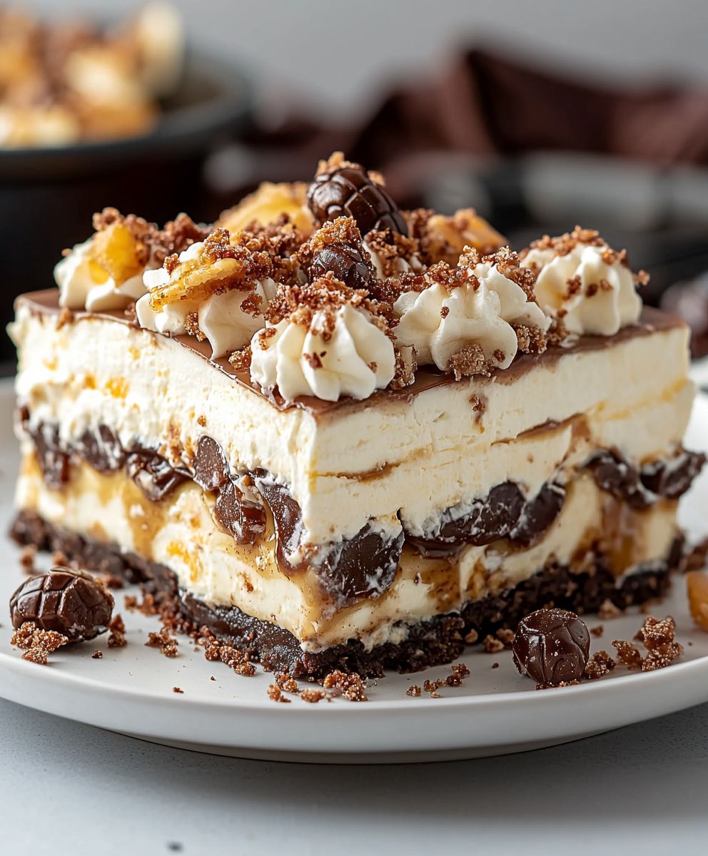 Turtle Lasagna Dessert