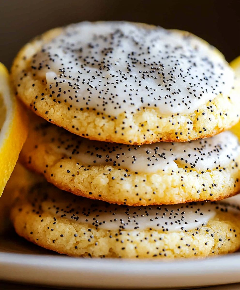 Lemon poppy seed cookies