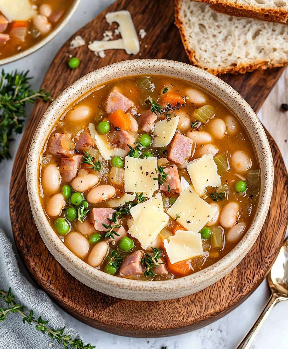 Cannellini Bean Ham Soup