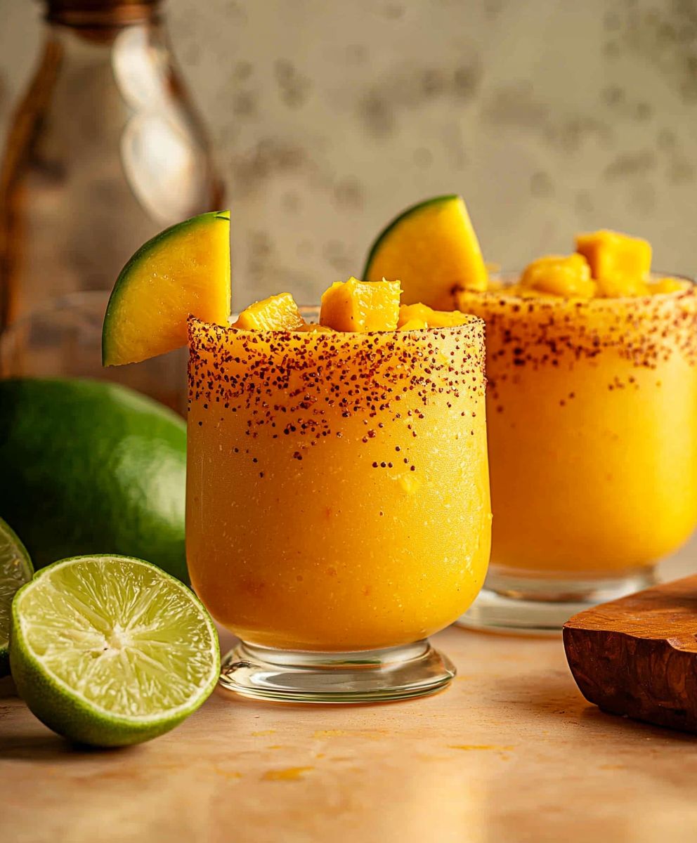 Smoky Mango Margaritas