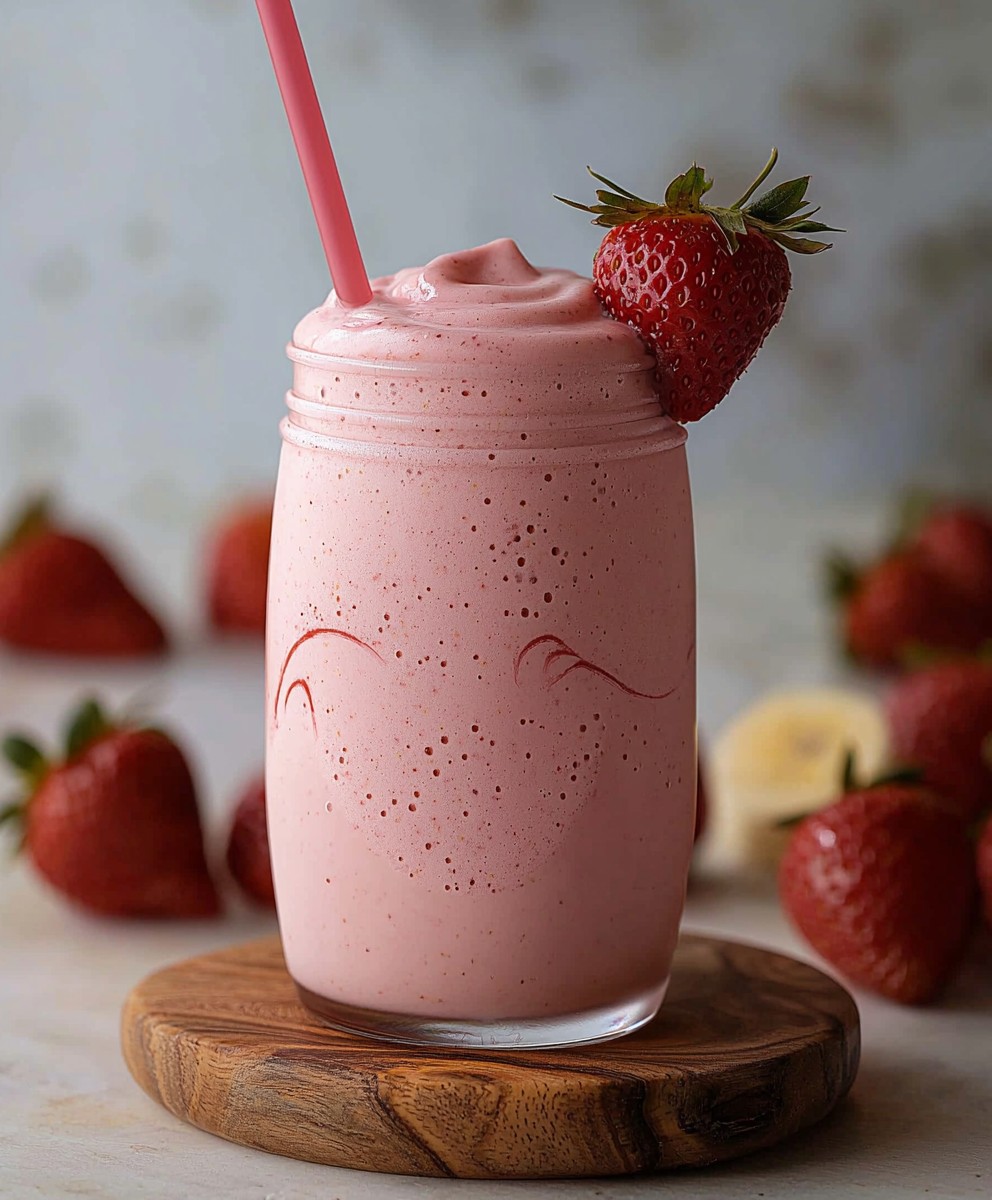 Strawberry banana smoothie
