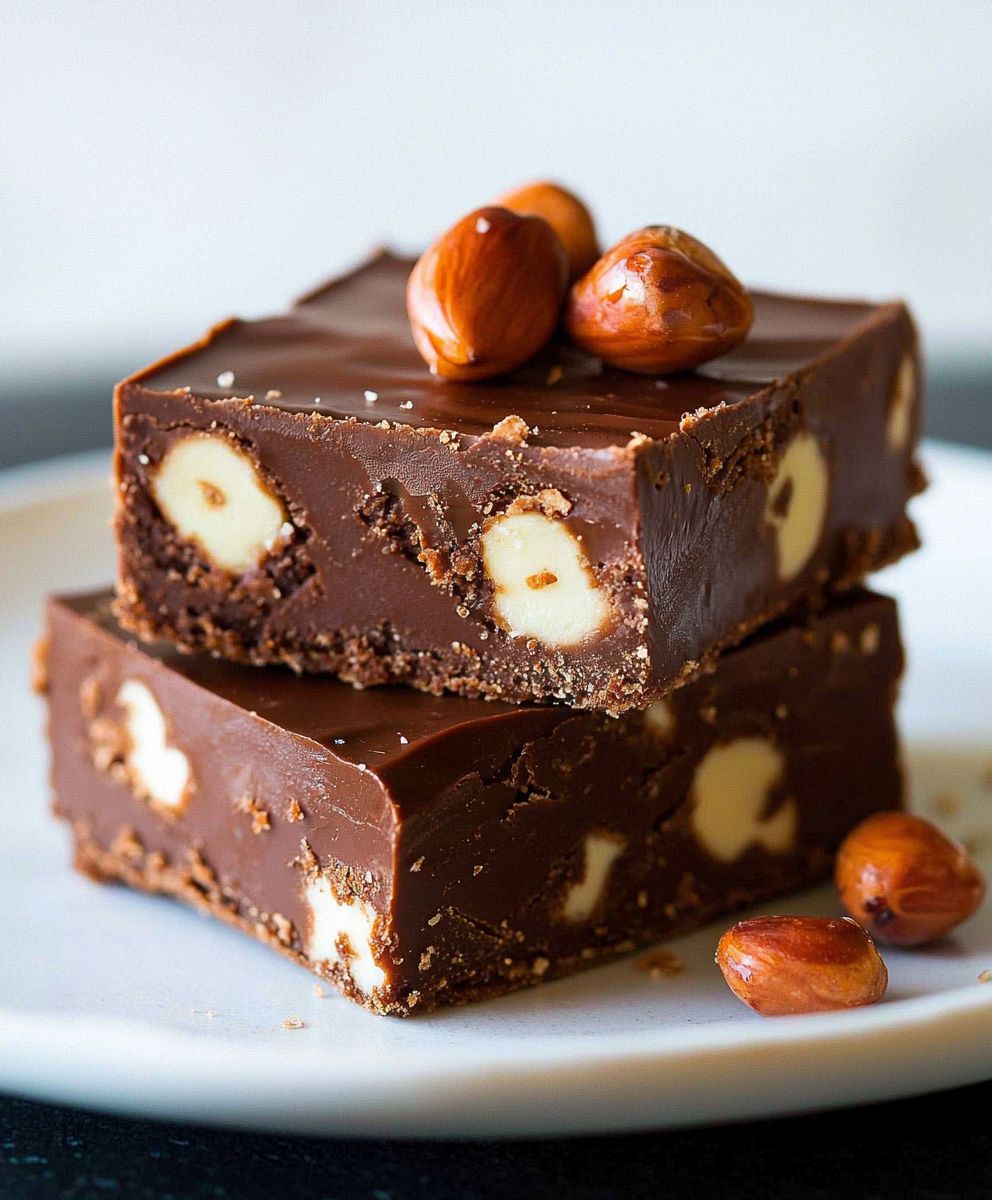 Strawberry brownies dessert