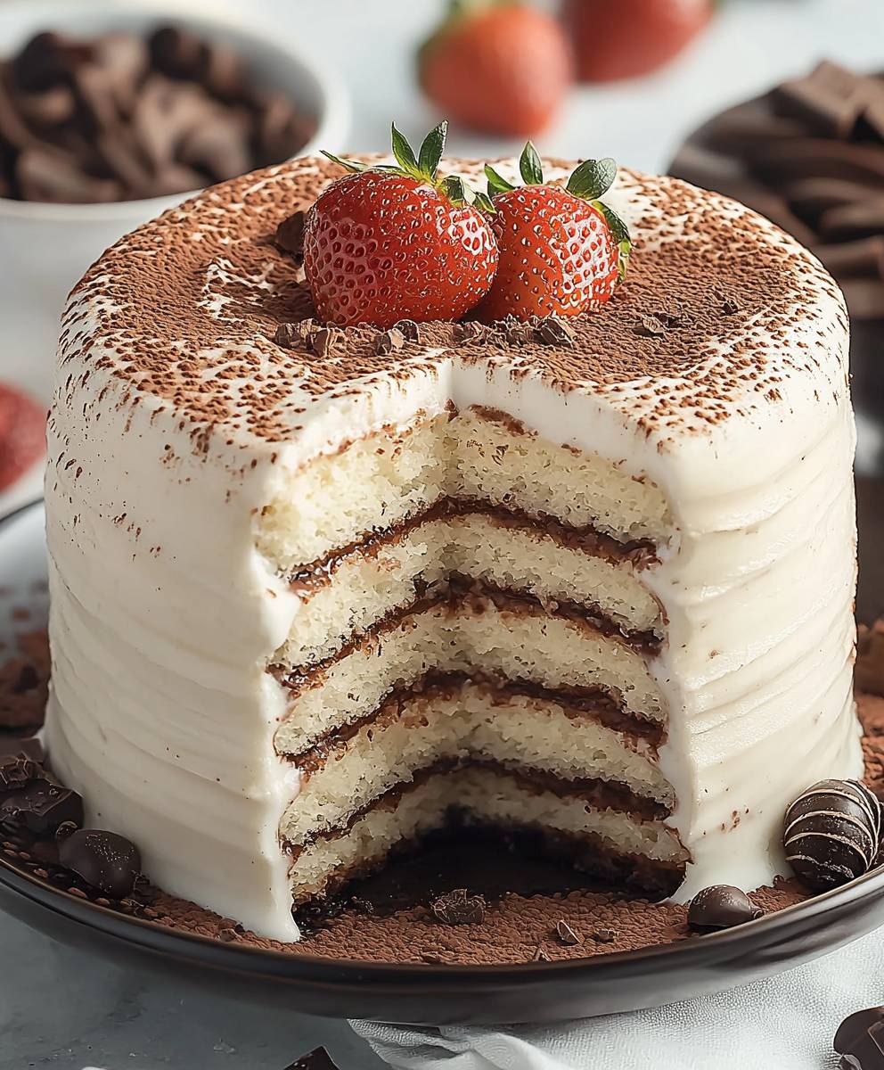 Strawberry hot chocolate