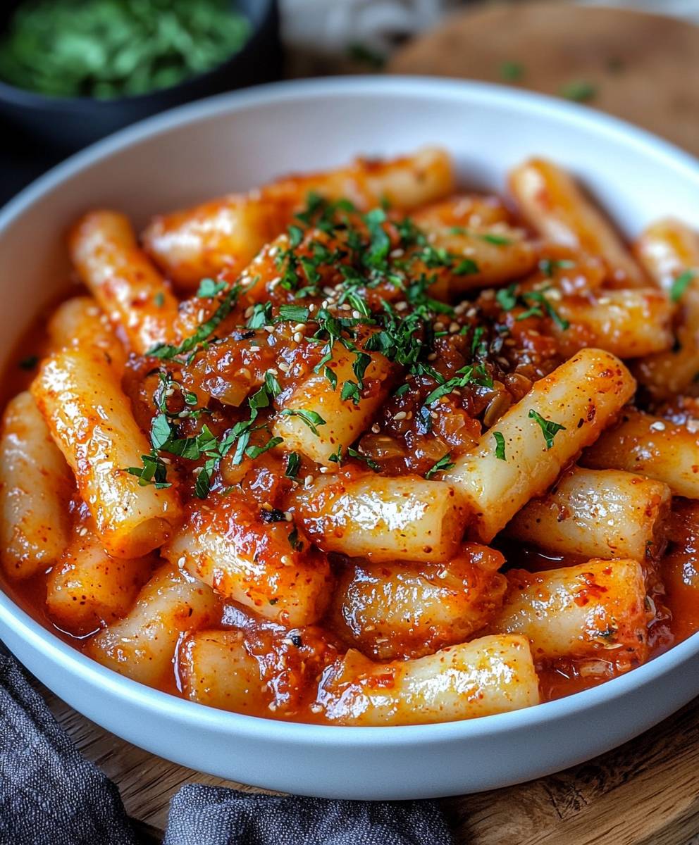 Spicy Korean Rice Cakes