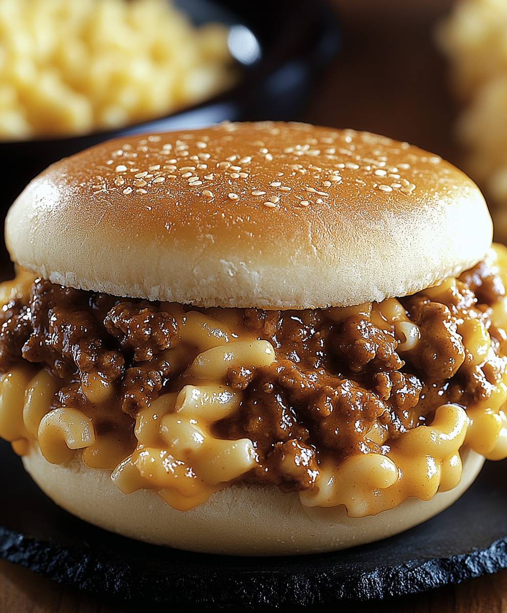 Mac and Cheese Sloppy Joes