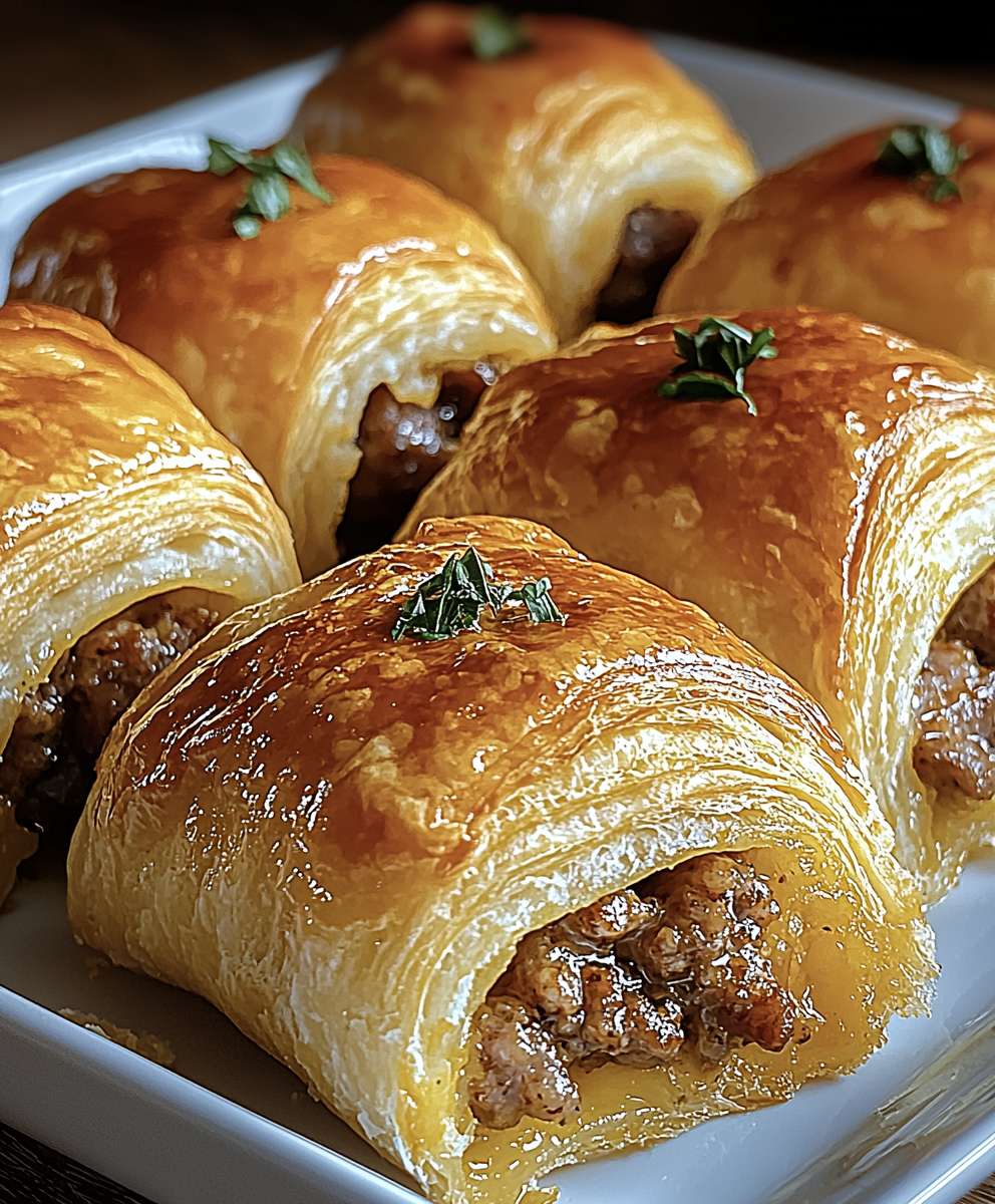 Sausage Crescent Rolls Breakfast