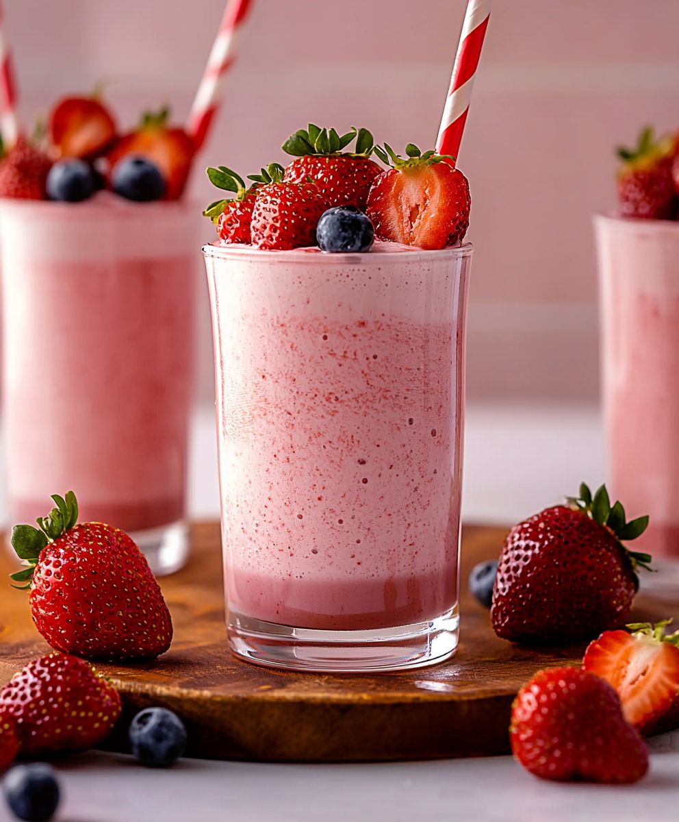 Vegan Strawberry Milk