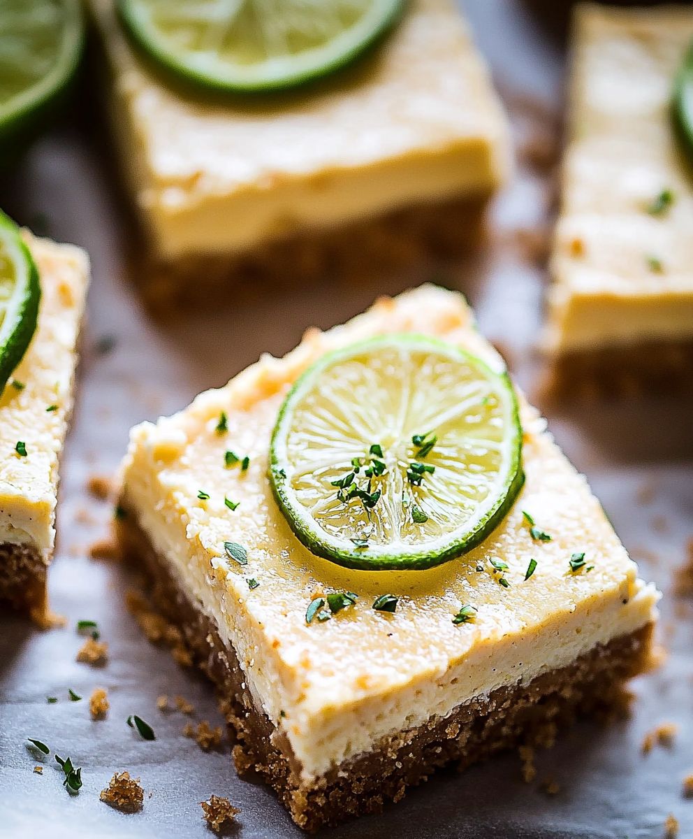 Margarita Cheesecake Bars