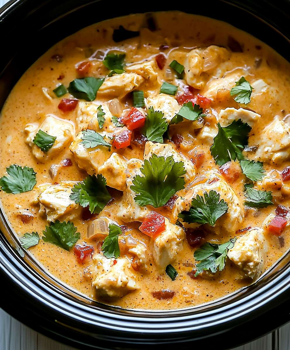 Crockpot Queso Chicken